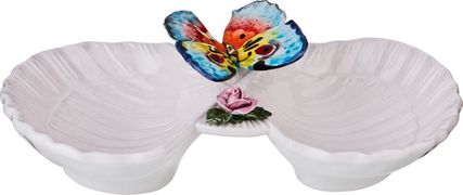 Менажница 2-х секционная бабочка 29*16 см высота=8 см (кор=1шт.)