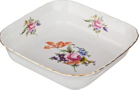 Салатник майсеновский букет 25*25 см. без упаковки