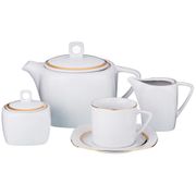 Чайный сервиз на 6 персон тетра 004 15 пр.1500/250/250/300 мл. высота=15/7/9/10 см.