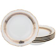 Набор суповых тарелок из 6 шт. диаметр=23 см. клаудия без упаковки