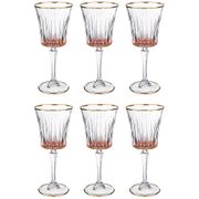 Набор бокалов для шампанского из 6 шт. 250 мл. высота=25 см.