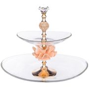 Фруктовница 2-х ярусная 33*29/20*19 см. высота=25 см. (кор=1шт.)