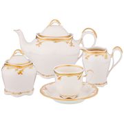 Чайный сервиз rubin cream на 6 персон 15 пр. 1200/200/250/210 мл. 