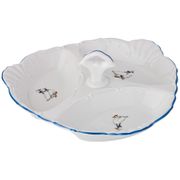 Менажница гуси  3-х секционная 20,5*20*7 см. 