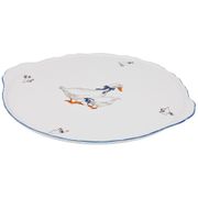 Тортовница гуси диаметр=32 см. высота=4,5см.