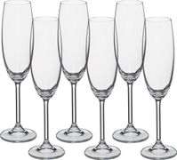Набор бокалов для шампанского из 6 шт. gastro/colibri 220 мл высота=24 см (кор=8набор.)