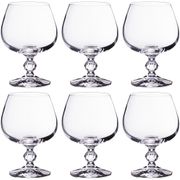 Набор бокалов для коньяка из 6 шт. claudie/sterna 250 мл высота=11,5 см (кор=8набор.)