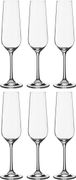 Набор бокалов для шампанского из 6 шт. dora / strix 200 мл высота=25 см