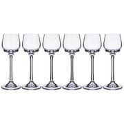 Набор рюмок из 6 шт. dora/strix 60 мл высота=15,5 см (кор=1набор.)