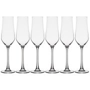 Набор бокалов для шампанского из 6 шт. alca 220 мл высота=26 см. (кор=8набор.)