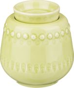 Сахарница фантазия зеленая высота=12 см.