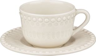 Чайный набор на 1 персону 2 пр. фантазия белый 250 мл. без упаковки