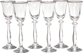 Набор рюмок из 6 шт.анжела оптик 60 мл. высота=17 см. (кор=8набор.)