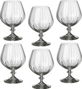 Набор бокалов для коньяка из 6 шт. анжела оптик 400 мл высота=14 см (кор=8набор.)