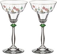 Набор подсвечников из 2 шт.елочные игрушки диаметр=10 см. высота=19 см. (кор=1набор.)