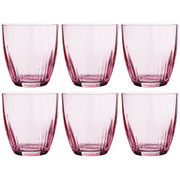 Набор стаканов из 6 шт. kate optic 300 мл. высота=9 см (кор=8набор.)