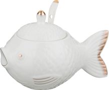 Икорница с ложкой длина=15 см.(кор=48шт.)