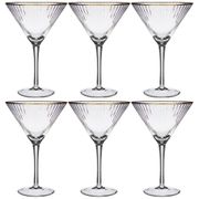 Набор бокалов для мартини из 6-ти шт. рим объем 350мл. высота 19см. (кор=3наб.)