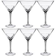 Набор бокалов для мартини из 6-ти шт. айсберг объем 350мл. высота 19см. (кор=3наб.)