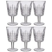 Набор бокалов для вина графика 6шт. серия muza color 300 мл высота=16 см. (кор=4наб.)