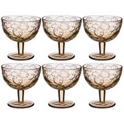 Набор бокалов для коктейлей джангл 6шт. серия muza color 320 мл высота=11 см. (кор=4наб.)