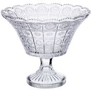 Фруктовница на ножке muza crystal диаметр=23,5 см. высота=20 см. (кор=4шт.)
