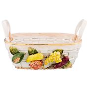 Изделие декоративное корзина с фруктами 34х27х18 см.