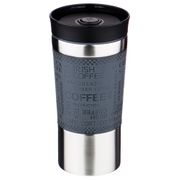 Термокружка agness с кнопкой-стоппером и удобной крышкой с доступом 360с, 380мл (кор=30шт.)