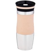 Термокружка agness 380 мл с кнопкой-стоппером - 709-066