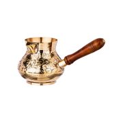 Турка резная 250мл. латунь (кор=48шт.)