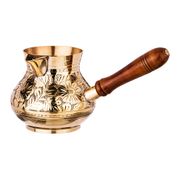 Турка резная 650мл. латунь (кор=30шт.)