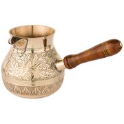 Турка резная 650мл. латунь (кор=30шт.)