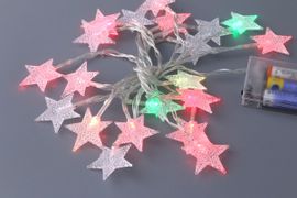 Гирлянда звездочки длина=3 м без батареек (кор=60шт.)