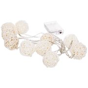 Гирлянда шары 5 см, 10led, 3м, мультиколор, без батареек