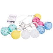 Гирлянда шары 5 см, 10led, 3м, мультиколор, без батареек (кор=60шт.)