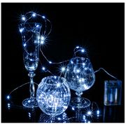 Гирлянда нить 50led, цвет белый холодный, без батареек (кор=200шт.)