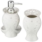 Набор для ванной комнаты, 2 пр. (дозатор=300мл, стакан=300мл)