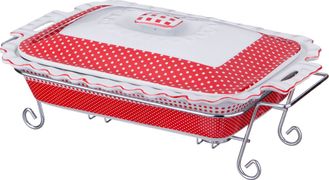 Мармит с крышкой на подставке 3 л 38*25 см высота=11 см (кор=4шт.)