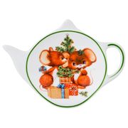 Подставка для чайного пакетика коллекция мышата 11*8 см. (кор=96шт.)