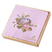 Полотенце махровое, 50*90 см. малиновка, розовый, 100%х\б 