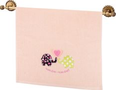 Полотенце махровое чмок-чмок50х90, 100% хлопок, персик