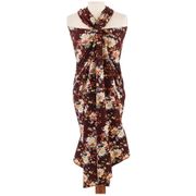 Парео 120х180 + мешочек , 100% хлопок, т.коричневый