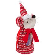 Мешочек для подарков веселые мышки диаметр=6 см. высота=18 см. без упаковки (мал=12шт./кор=480шт.)