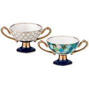 Набор креманок из 2-х шт диаметр=8 см высота=6,5 см (кор=16набор.)