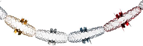 Декоративное изделие гирлянда  270*13 см (мал-180/кор=720шт.)