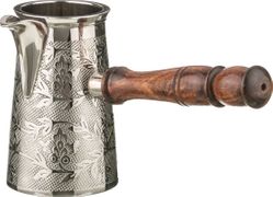 Турка 400 мл. диаметр=8 см. высота=13 см. латунь (кор=30шт.)