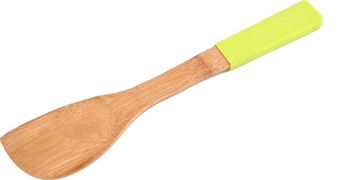 Лопатка кухонная agness с силиконовой вставкой 30*6 см бамбук (кор=40шт.)