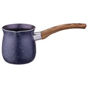 Турка agness с антипригар.мрамор. покрытием и ручкой soft touch 450 мл без упаковки (кор=36шт.)