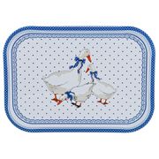 Поднос сервировочный agness гуси 40*29*1,5 см без упаковки (кор=36шт.)