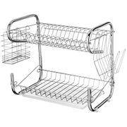 Подставка под посуду agness  настольная+пластиковый поддон 40*24,5*36 см (кор=8шт.)